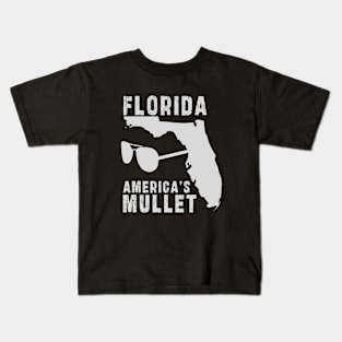 Florida america's mullet: Newest design for Florida america's mullet Kids T-Shirt